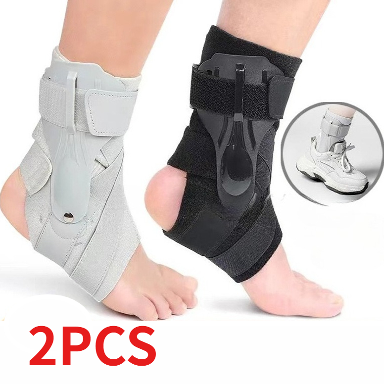 Ankle Mobility Band - 2/1 個足首ブレース捻挫足首サポート用サイドスタビライザー付き男性女性用足首スプリントスタビライザー回復腱炎
