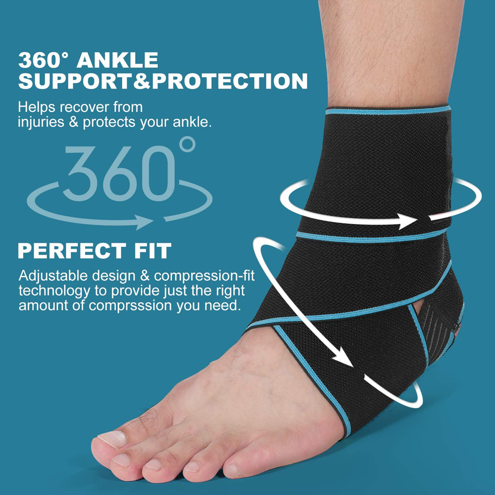 伸縮性のあるシリコンアンクルサポートブレースストラップ、調整 - Ankle Mobility Band のレビューと価格