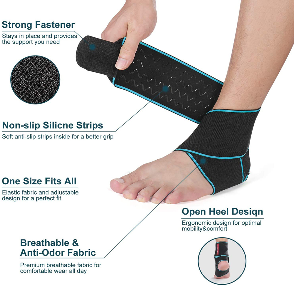 伸縮性のあるシリコンアンクルサポートブレースストラップ、調整 - Ankle Mobility Band のレビューと価格