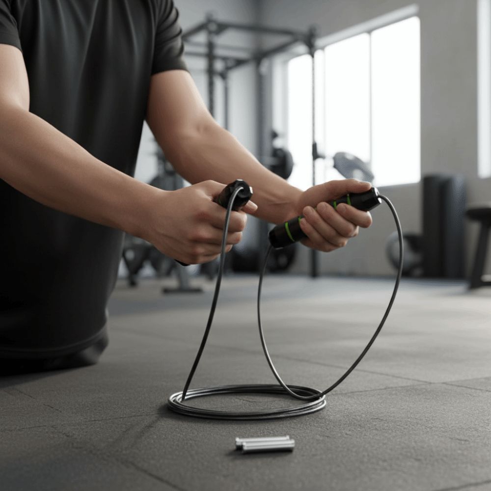 長さ調節可能なジャンプロープ。高速レース用ベアリングシステム - Jump Rope Speed Bearing のレビューと価格