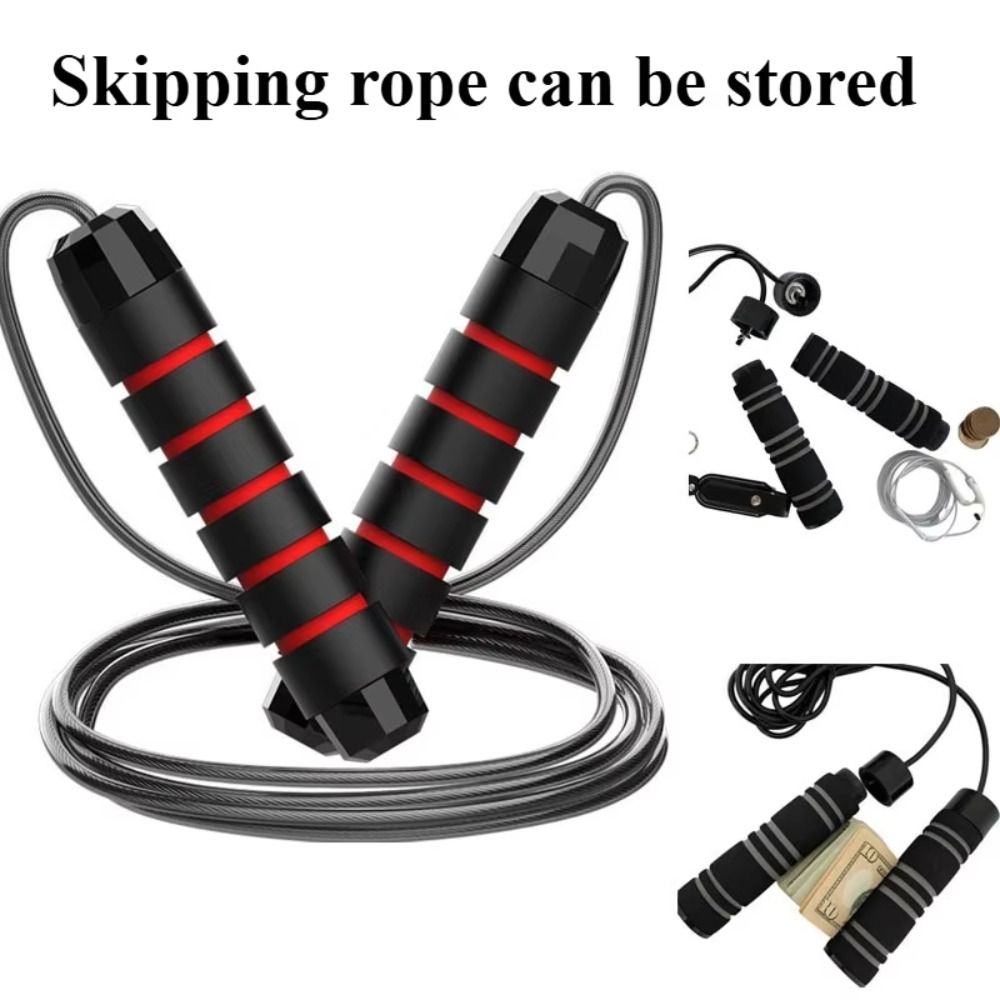 長さ調節可能なジャンプロープ。高速レース用ベアリングシステム - Jump Rope Speed Bearing のレビューと価格