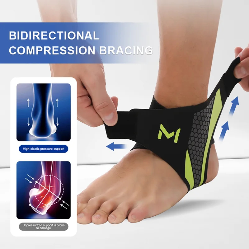 1pc 薄型通気性足首サポートブレース加圧固定スポーツ足首プ - Ankle Mobility Band のレビューと価格