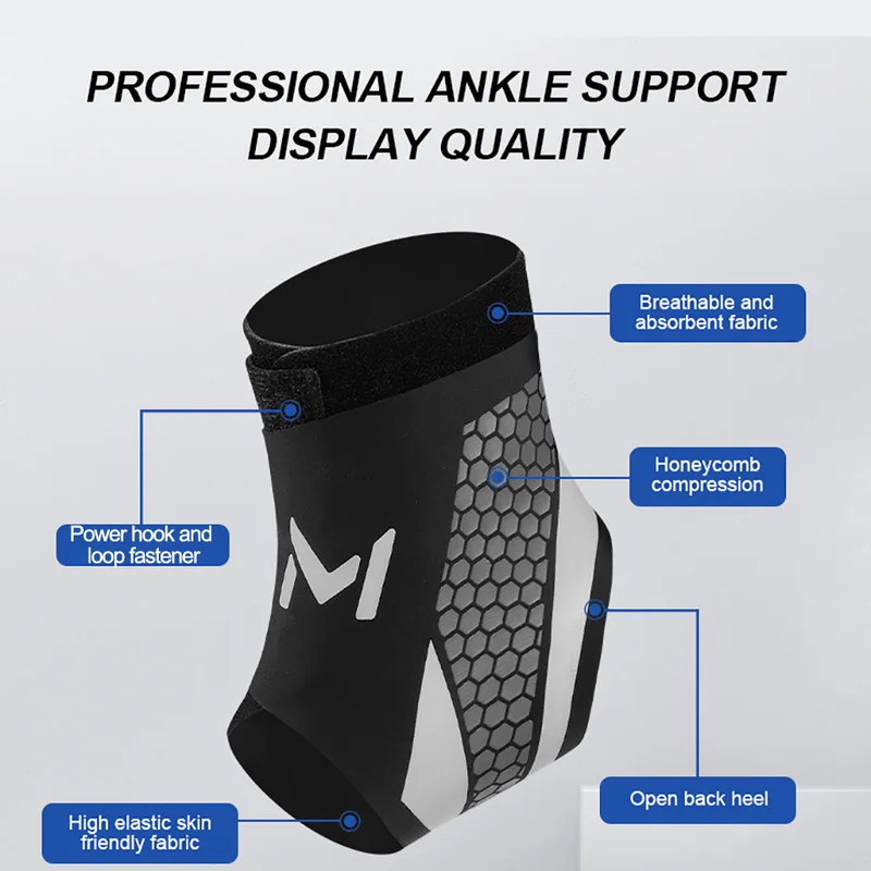1pc 薄型通気性足首サポートブレース加圧固定スポーツ足首プ - Ankle Mobility Band のレビューと価格