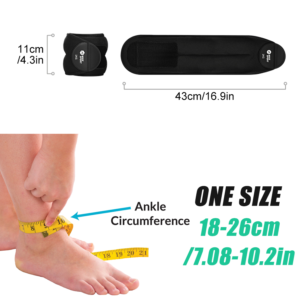 1組の手首と足首用ウェイト、ワークアウトを強化するためのウェ - Ankle Mobility Band のレビューと価格